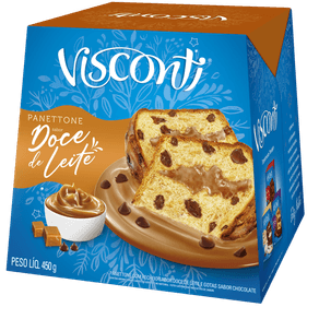 32612 PANETTONE DOCE DE LEITE VISCONTI 450G